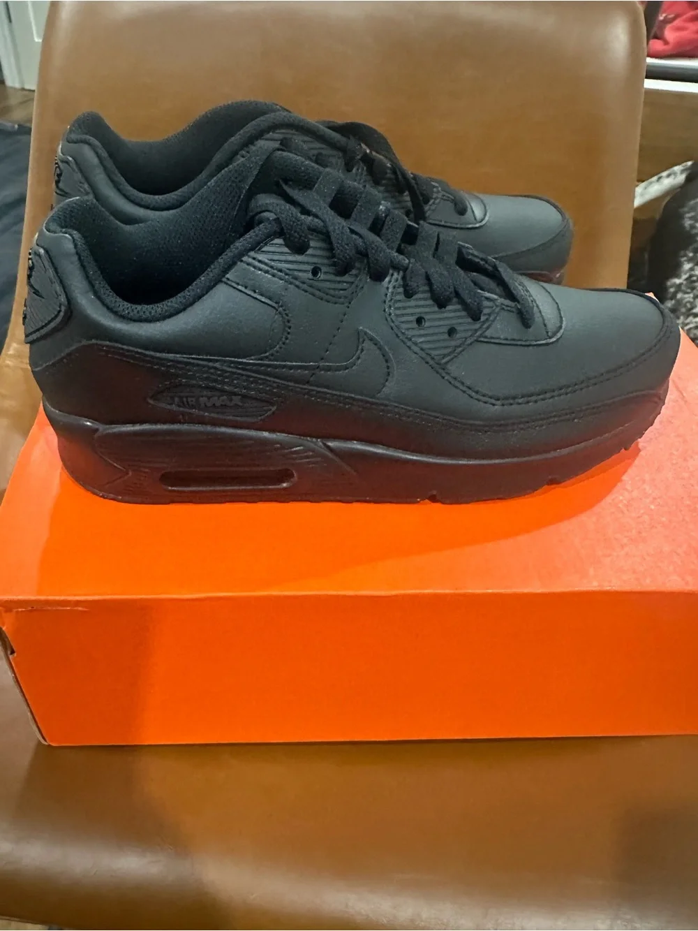 Men's Black Air Max Style Athletic Sneakers BRAND NEW NEVER WORN